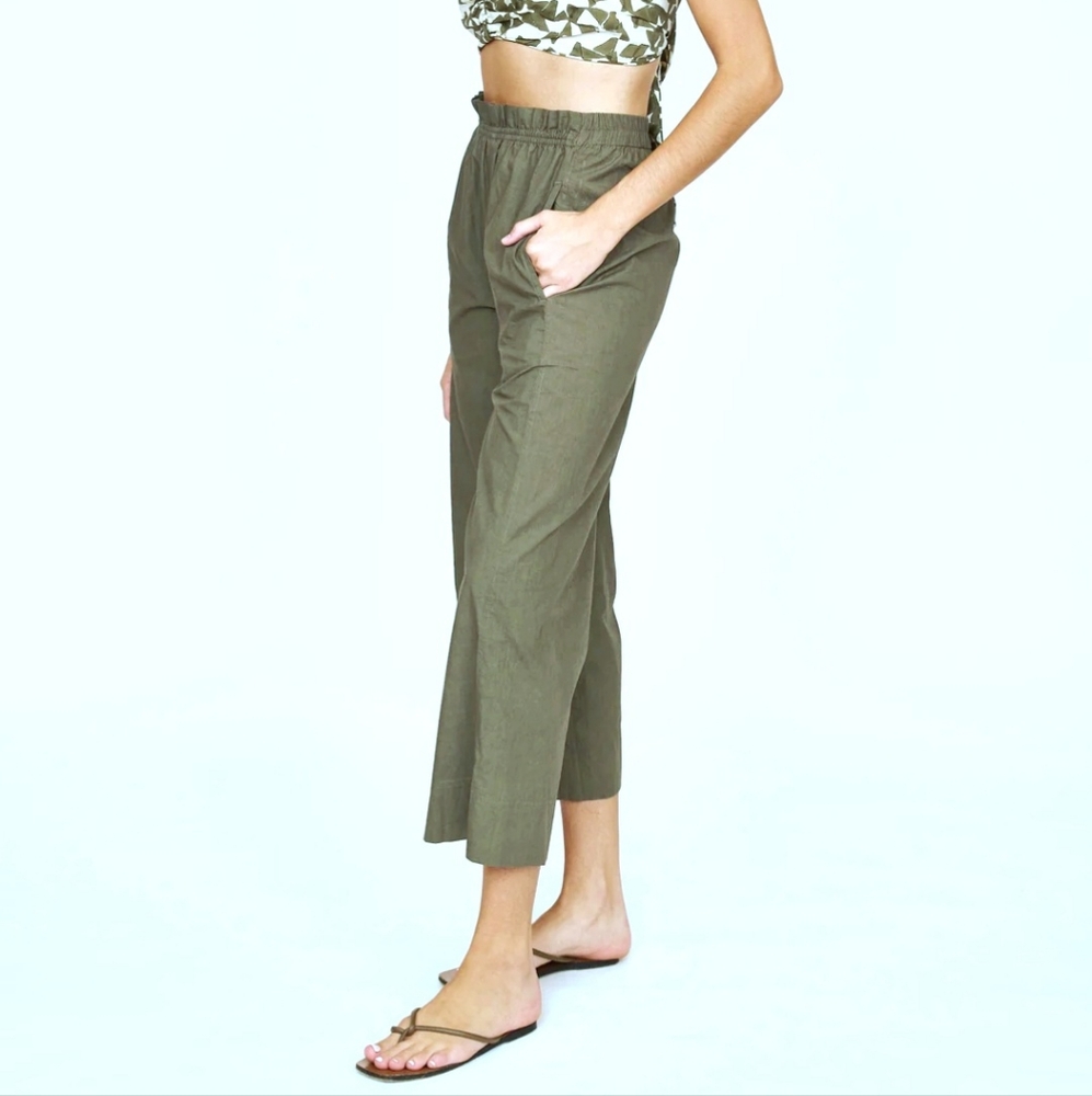 Mirth VANCOUVER PANT Olive Green Women's Small Lightweight Breathable NWOT
